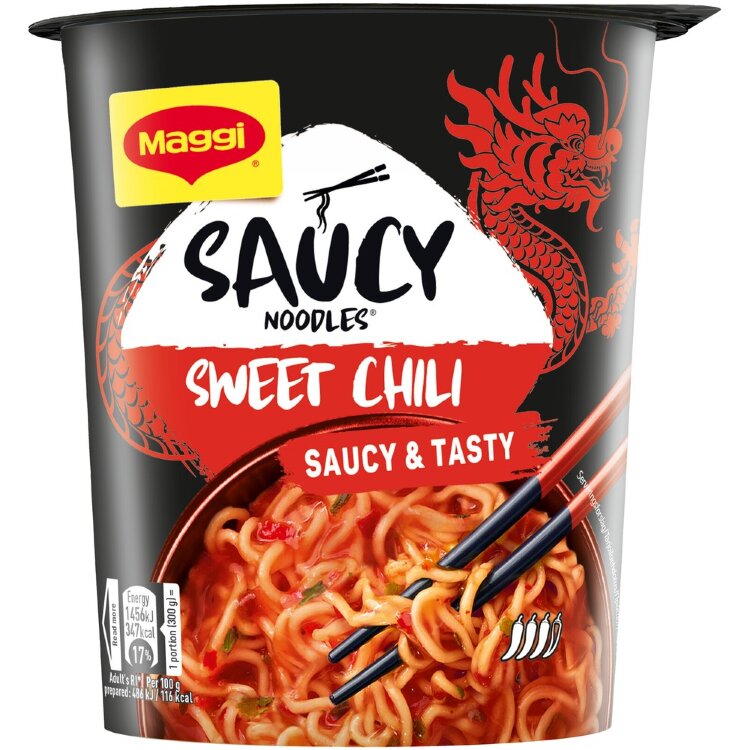 Maggi Saucy Noodles 75g Sweet Chili