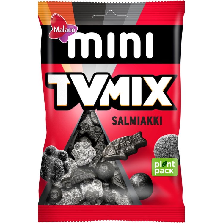Malaco Mini TV Mix Salmiakki Candy Mix 110g