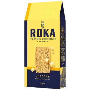 ROKA Cheddar Crispy Salted Cracker 70 g