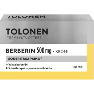 Tolonen Berberin+Chromium 120tabs