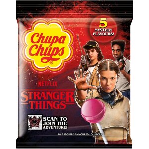 Chupa Chups Stranger Things - Right Side Up Lollipop Bag 120g