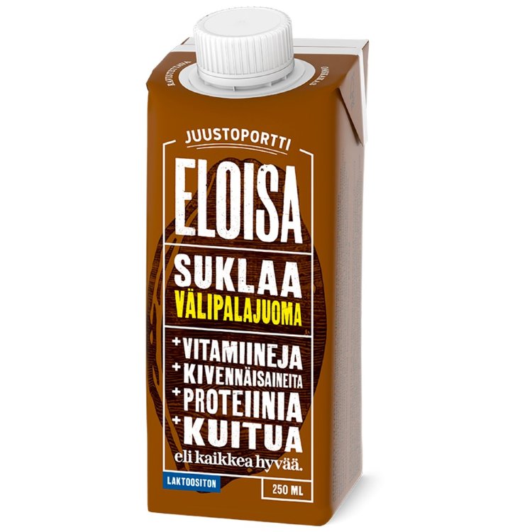 Juustoportti Eloisa Snack Drink 250 ml Chocolate Lactose-Free, Gluten-Free