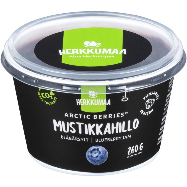 Herkkumaa Arctic Berries Blueberry Jam 260g