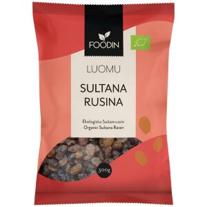 Foodin Sultana Raisin, Organic 300g
