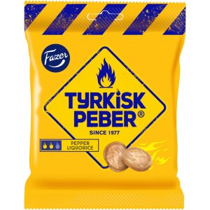 Fazer Tyrkisk Peber Liquorice Salmiakki Candy Bag 120g