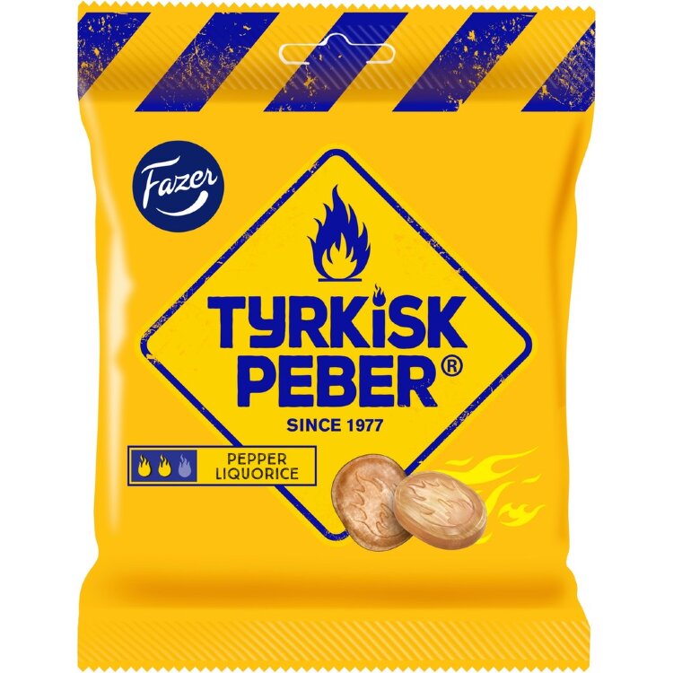 Fazer Tyrkisk Peber Liquorice Salmiakki Candy Bag 120g