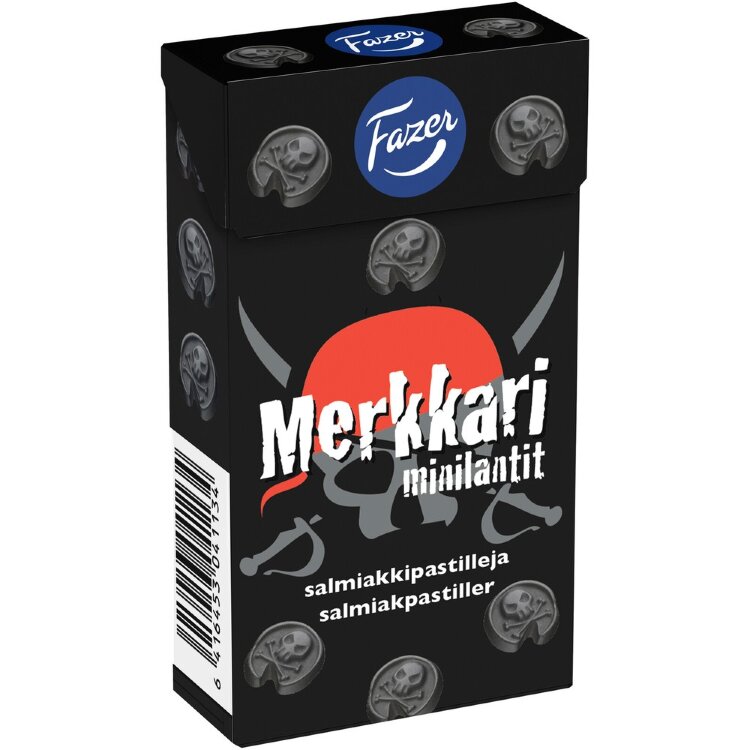 Fazer Merkkari Mini Coins Salmiakki Pastilles 38g