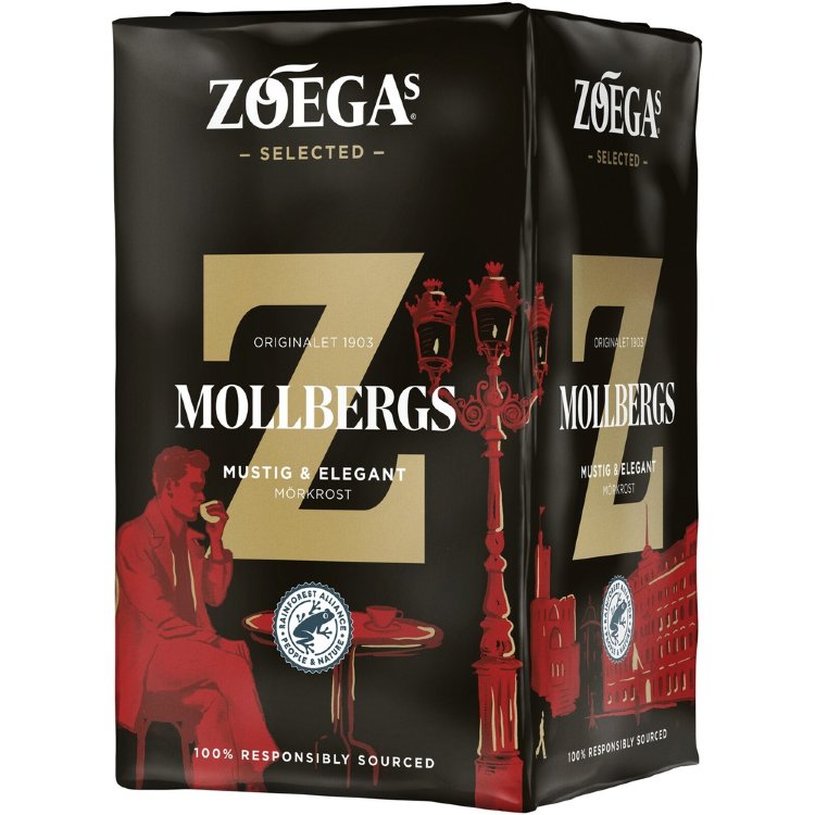 Zoégas 450g Mollbergs Dark Roasted Filter Coffee