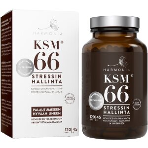 Harmonia KSM66 Organic Ashwagandha Extract Capsule Dietary Supplement 45g/120caps