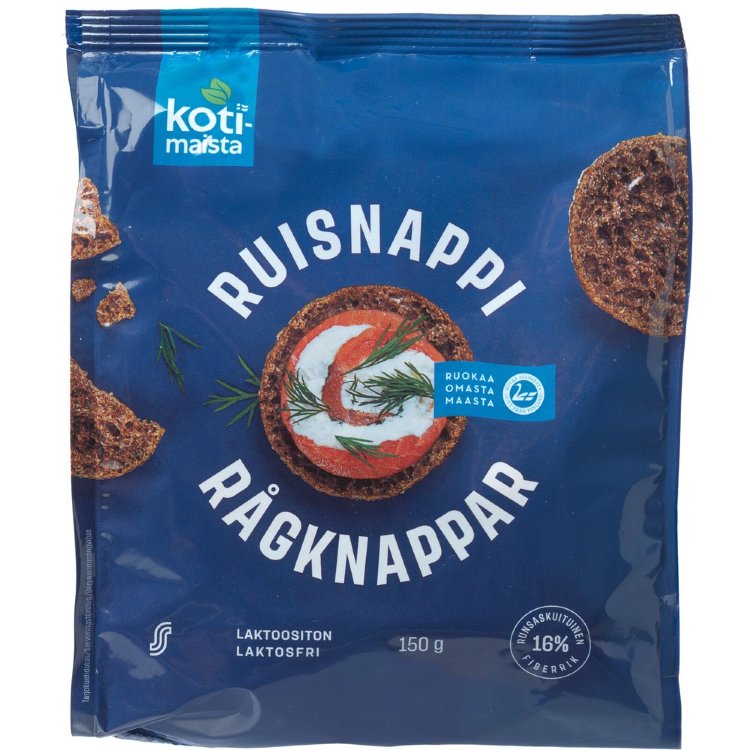 Domestic 150g Rye Crispbread Natural