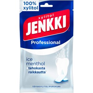 Jenkki Professional Ice Menthol Full Xylitol Chewing Gum 90g