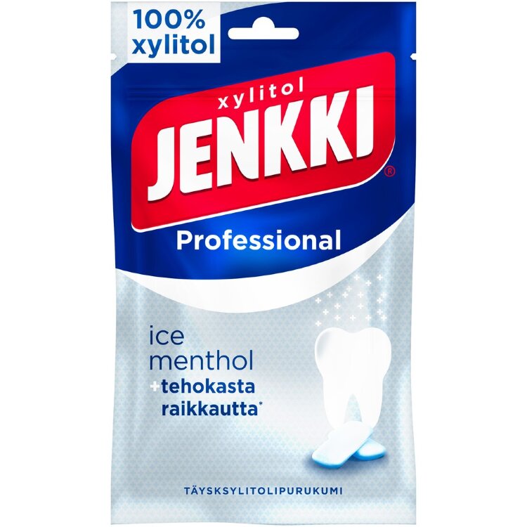 Jenkki Professional Ice Menthol Full Xylitol Chewing Gum 90g