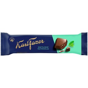 Karl Fazer Milk Chocolate Bar Mint Crisp 37g