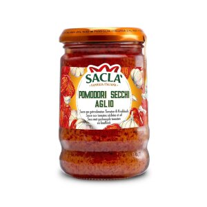 Sacla 190g Pesto pomodori secchi & aglio sun-dried tomato and garlic