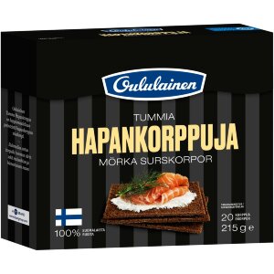 Fazer Oululainen Dark sour crispbread 215g