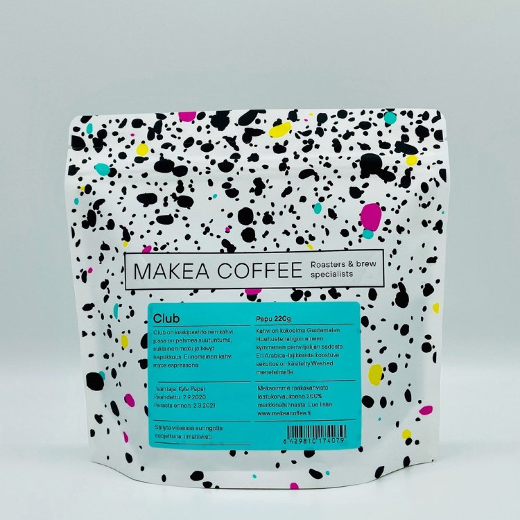 Makea Coffee 220g Club Filter Ground Coffee Medium Roast