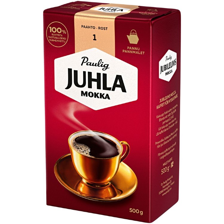 Paulig Juhla Mokka Coffee Ground For Pot 500g