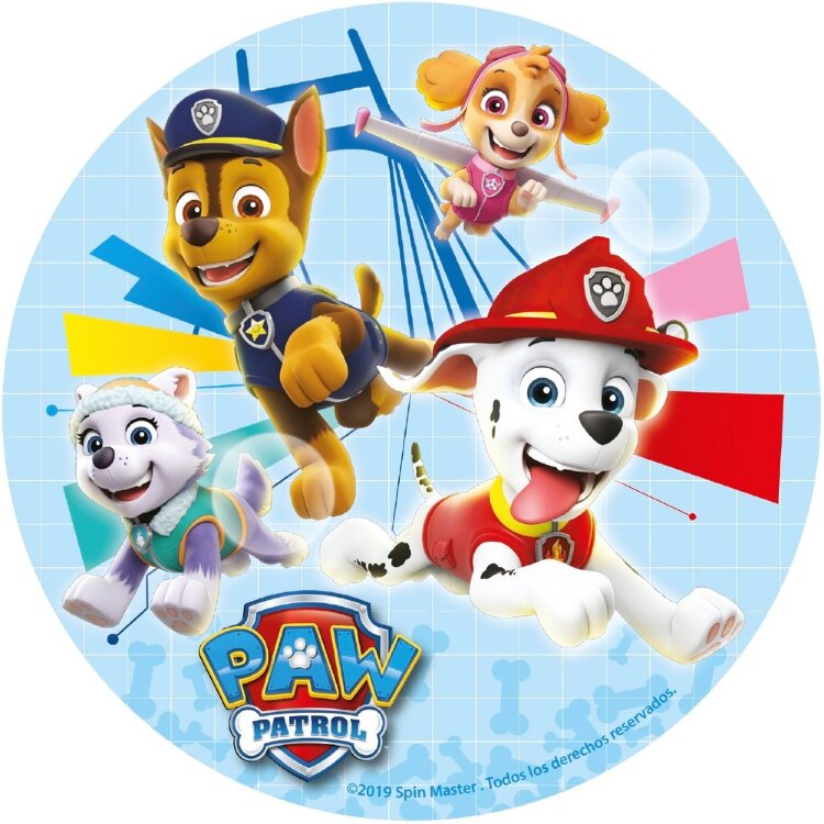 Confetti Edible Cake Image, Paw Patrol