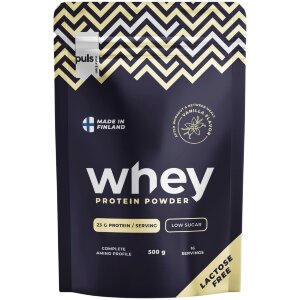 PULS Nutrition WHEY Protein Powder Vanilla 500g Lactose-Free Domestic