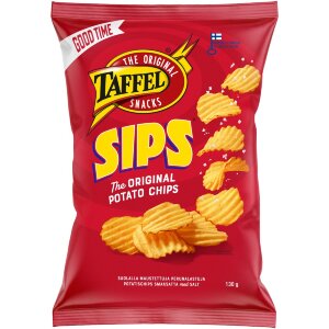 Taffel Sips salted chips 130g
