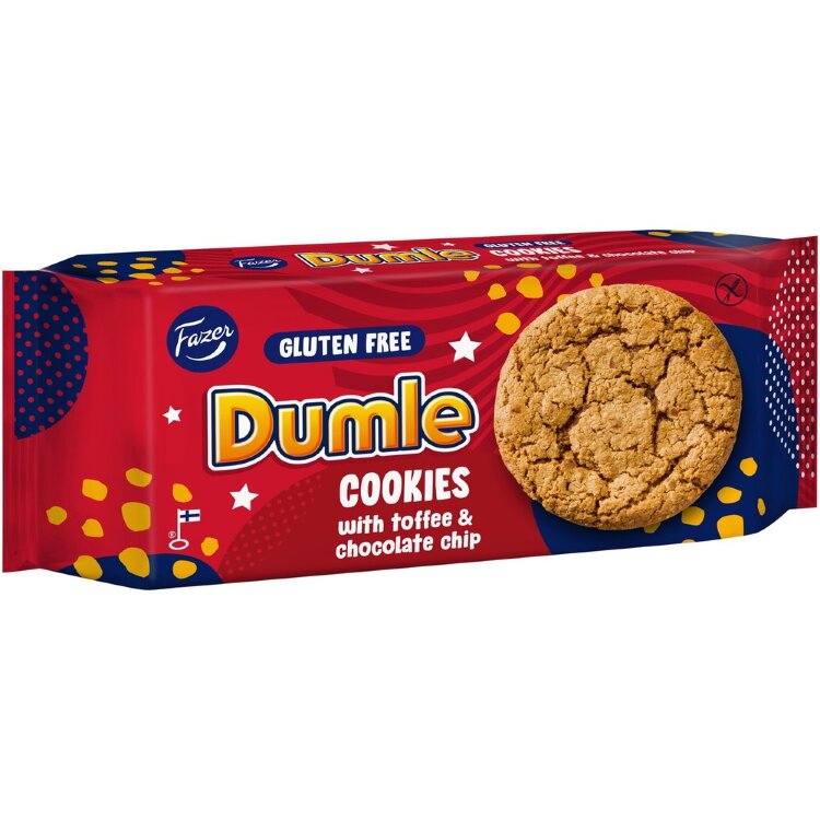 Fazer Dumle Cookies Gluten-Free 140g