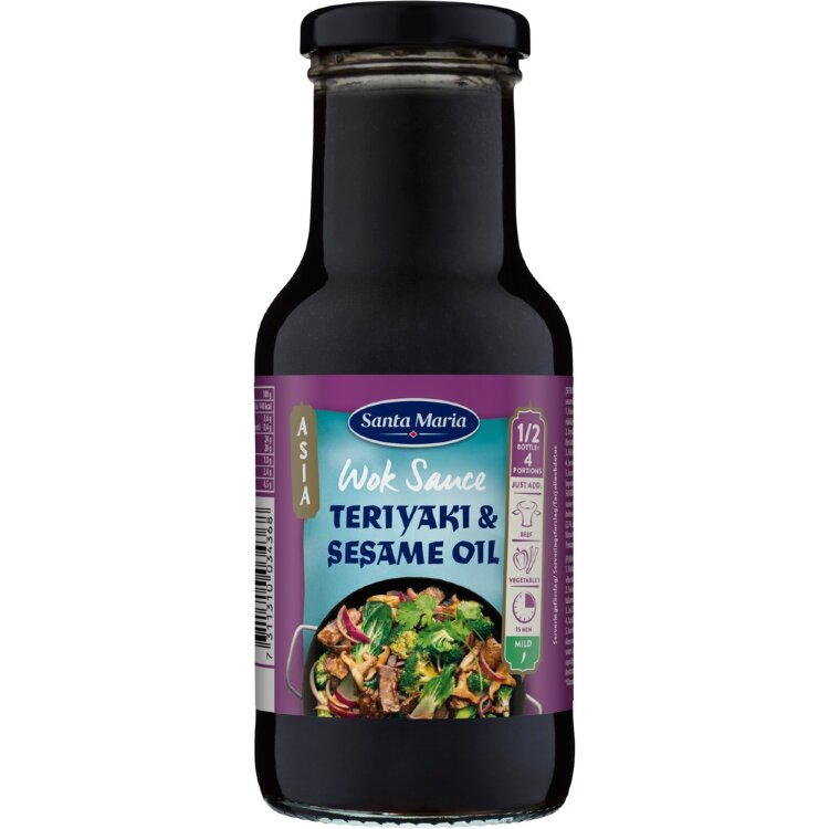 Santa Maria 250ml Wok Sauce Teriyaki & Sesame Oil
