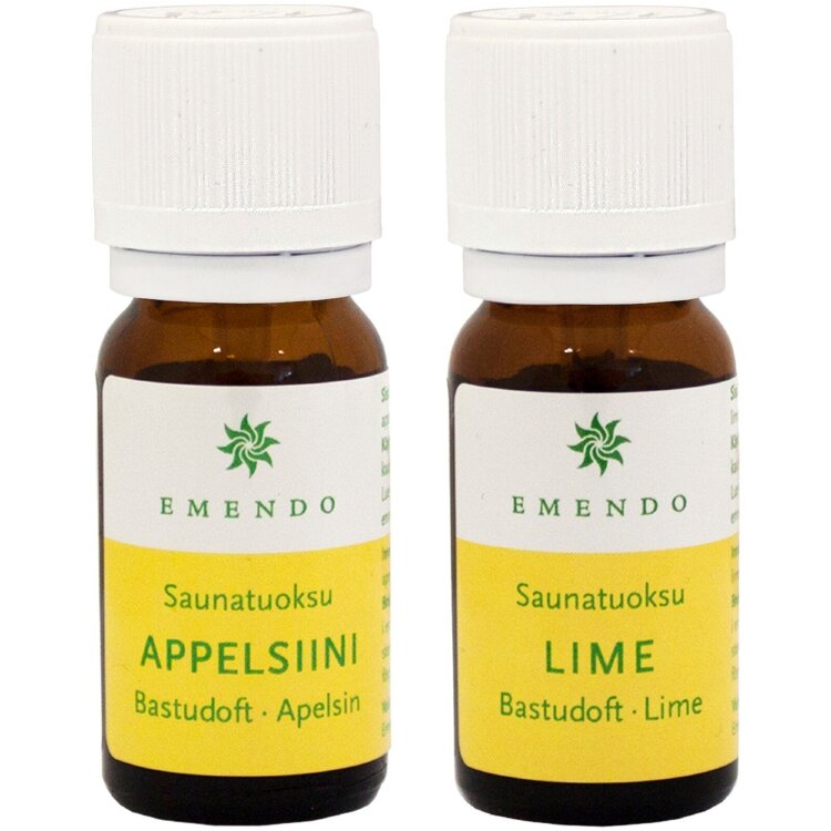 Emendo 2x10ml Sauna Scents Orange and Lime