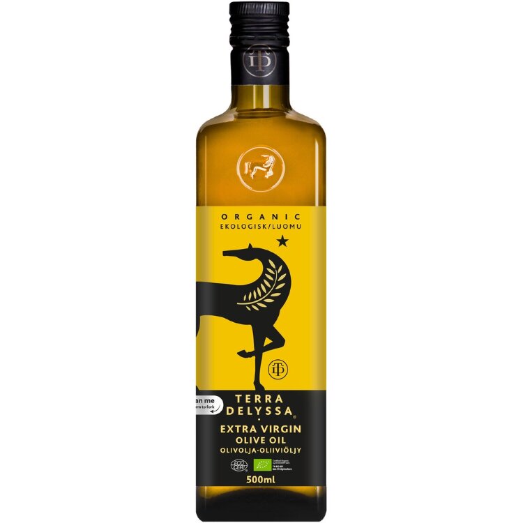 Terra Delyssa Extra Virgin Olive Oil Organic 500ml