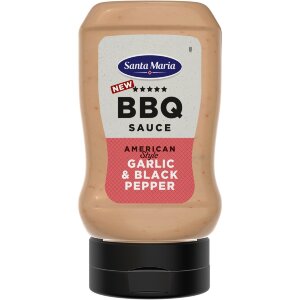 Santa Maria BBQ Sauce Garlic & Black Pepper 280g Seasoning Sauce