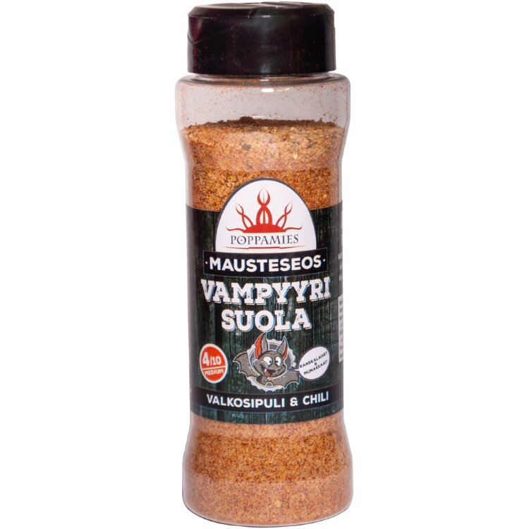 Poppamies Spice Mix Vampyyrisuola Garlic & Chili Seasoning Salt 165g