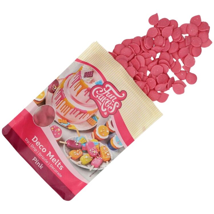 Funcakes decomelts buttons, Pink 250g