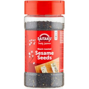 Saitaku Black Roasted Sesame Seeds 95g