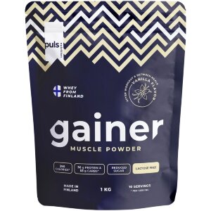 PULS Gainer Muscle Powder Drink Powder Vanilla 1kg