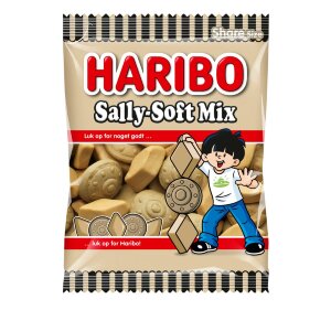 HARIBO Sally-Soft Mix 100g Salmiak Foam Candy Bag