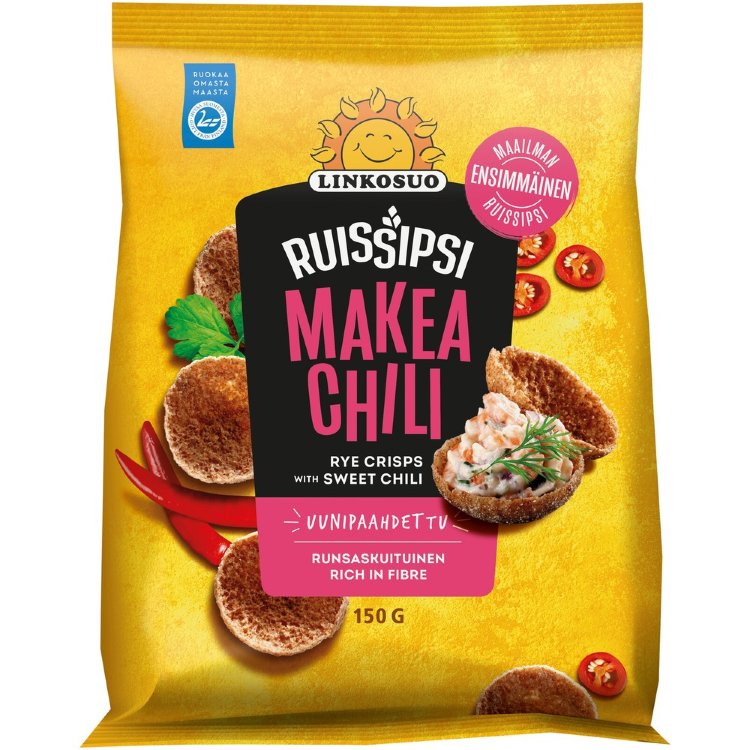 Linkosuo Rye Crisps 150g Sweet Chili