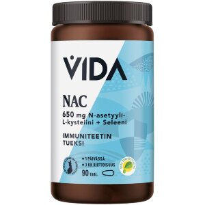 Vida Dietary Supplement NAC 650 mg + Selenium 90 Tablets / 75 g