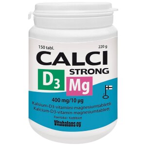Calci Strong D3+Mg 150 Tablets