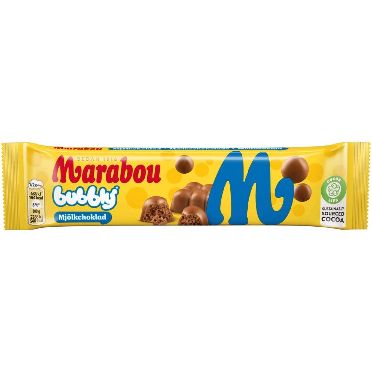 Marabou Bubbly Chocolate Bar 60g