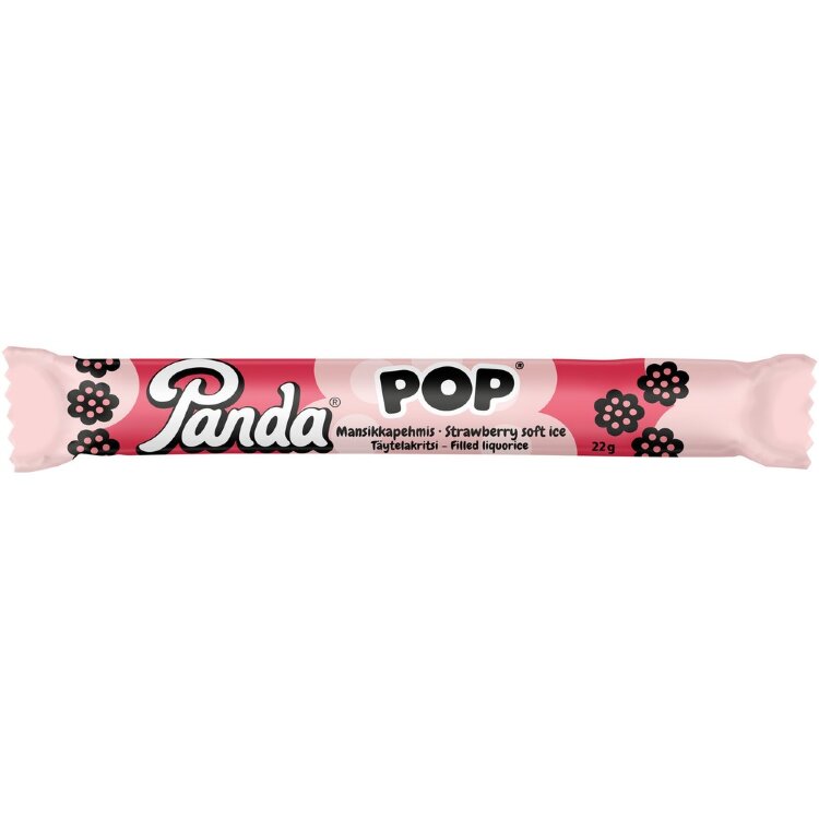 Panda Pop Strawberry Soft Licorice Bar 22g