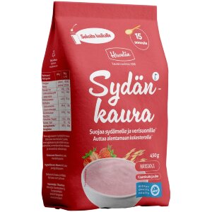 Hirvelä Heart Oats Strawberry 450 g