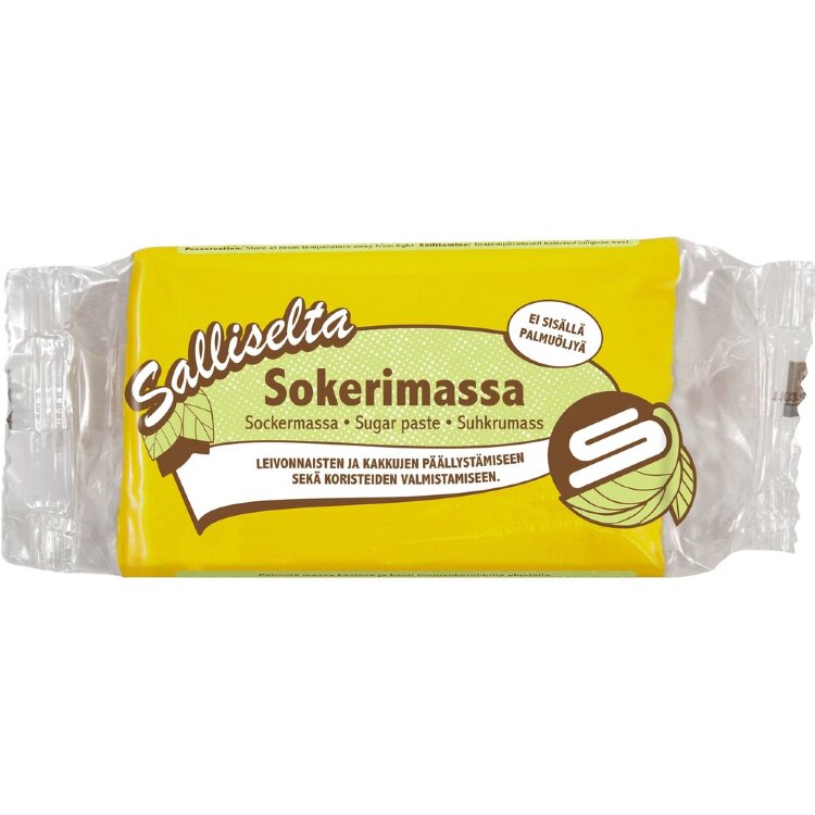 Sallinen Sugar Paste Yellow 250g