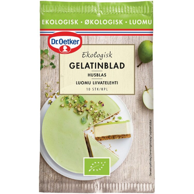 Dr. Oetker Organic Gelatin Sheets 10 pcs