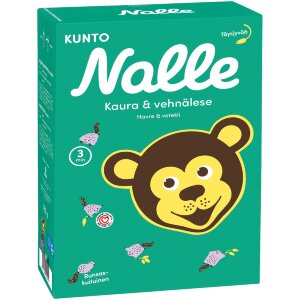 Nalle 750g Fitness Oats Whole Grain Oat Flakes and Wheat Bran