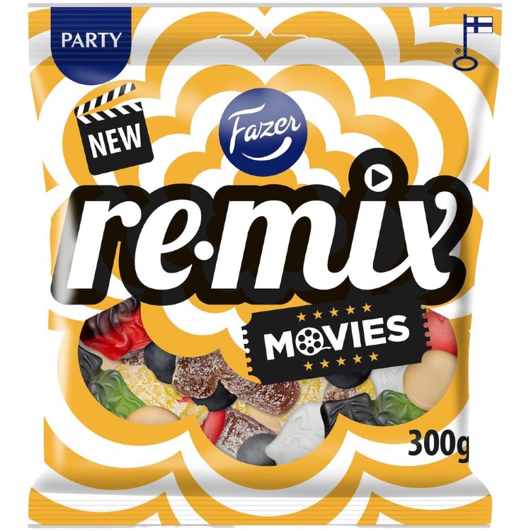 Fazer Remix Movies Candy Bag 300g