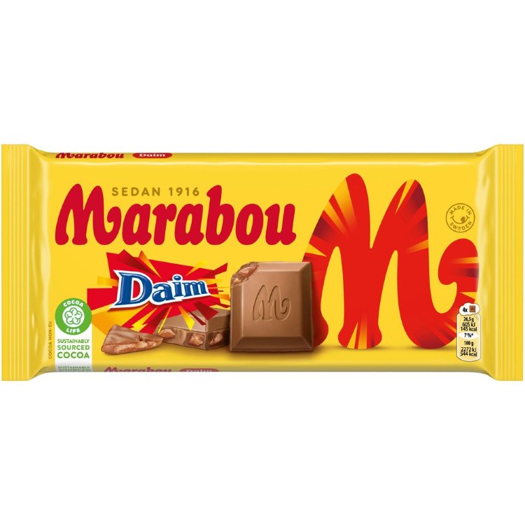 Marabou Daim Chocolate Bar 200g