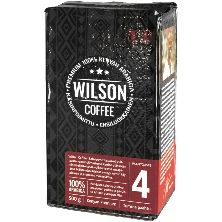 Wilson Coffee 500g SJ100% Kenyan Arabica Dark Roast