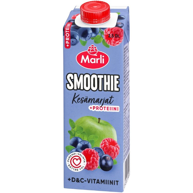 Marli Summer Berries Smoothie +D&C Vitamins and Protein 2.5 dl