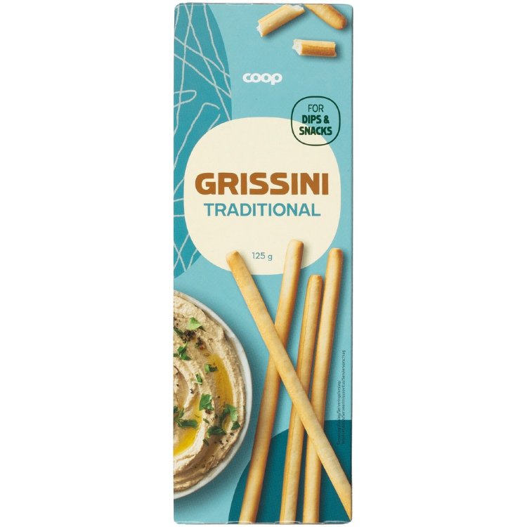 Coop grissini breadsticks 125 g