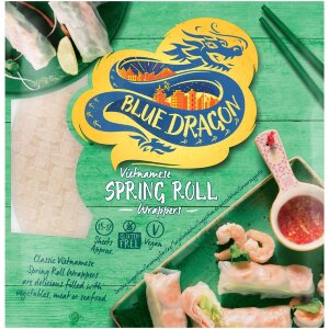 Blue Dragon Spring Roll Wrapper Rice Paper For Fresh Spring Rolls 134g