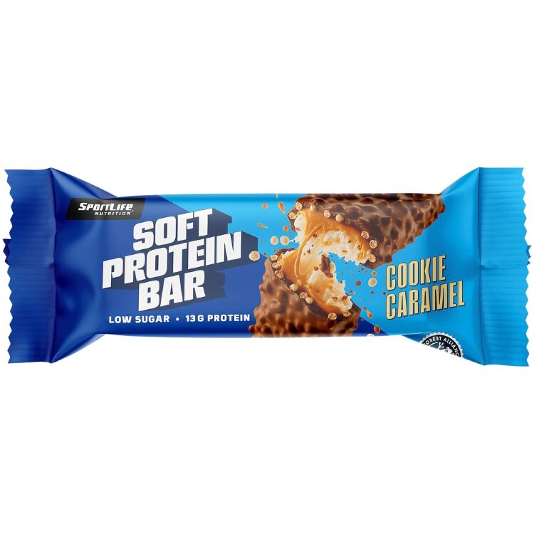 SportLife Nutrition Soft Protein Bar 45g Cookie Caramel Protein Bar